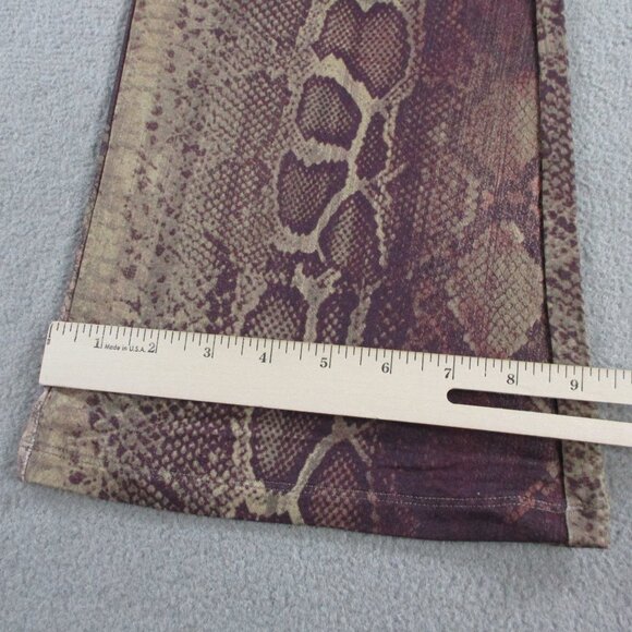 IAMGIA Blare Trackpant Womens Large Snake Print Pants Only Stretch Pull On NEW - Picture 10 of 15